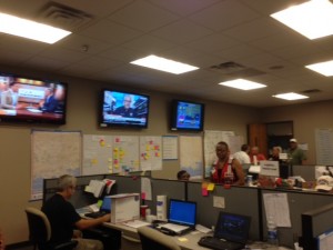 Red Cross Disaster Operations Center 